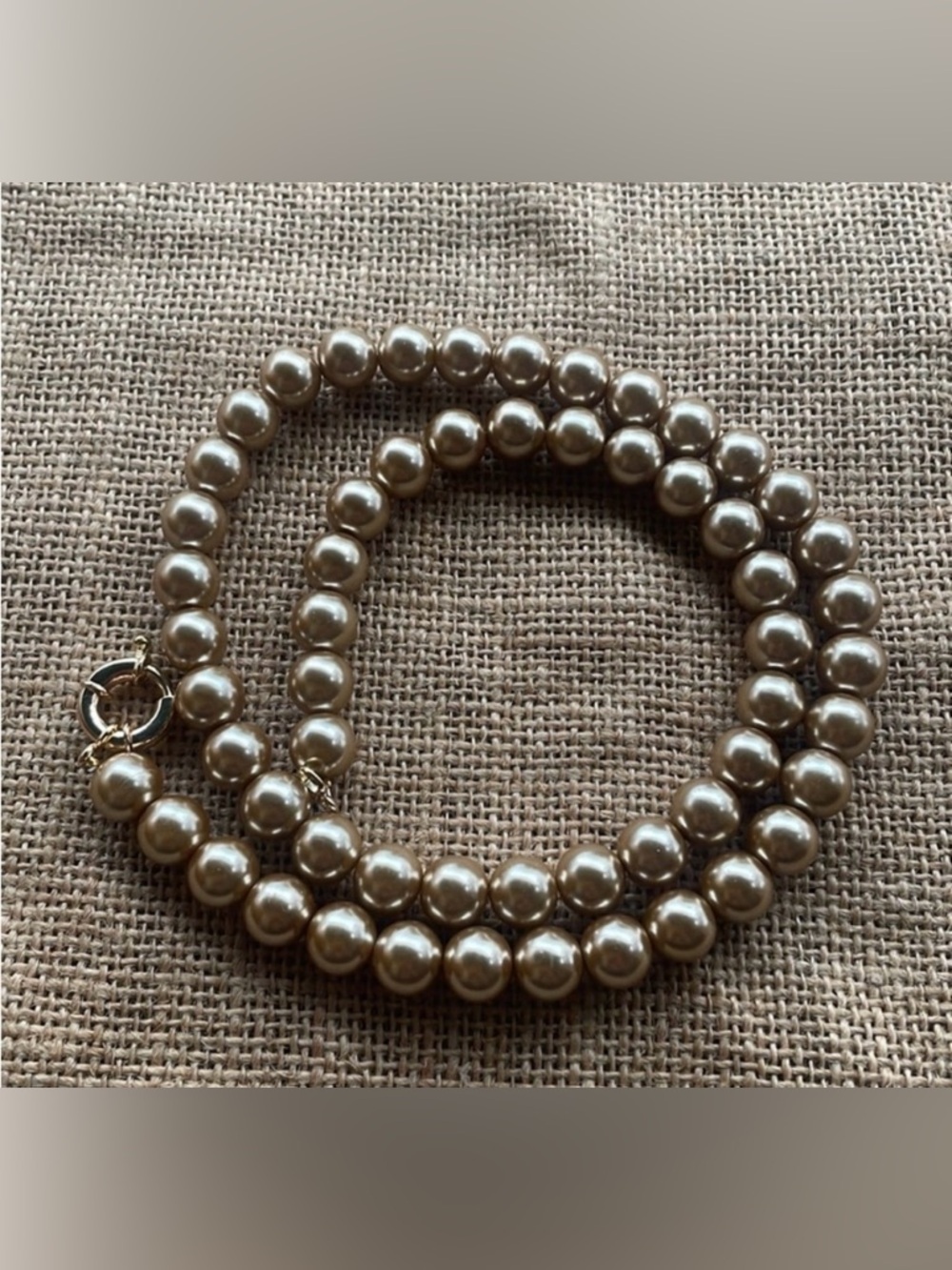 Champagne glass pearl bead Necklace Luxury New Handmade NEW